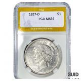 1927-D Silver Peace Dollar PGA MS64