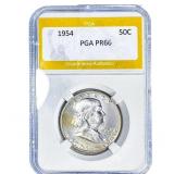 1954 Franklin Half Dollar PGA PR66
