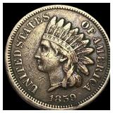 1859 Copper-Nickel Indian Head Cent ABOUT UNCIRCUL