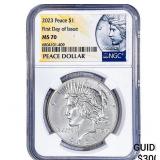 2023 Silver Peace Dollar NGC MS70