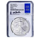 2021 Silver Eagle NGC MS70 Type 2