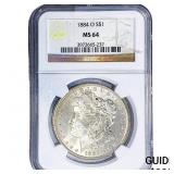 1884-O Morgan Silver Dollar NGC MS64
