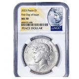 2023 Silver Peace Dollar NGC MS70