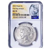 2023 Silver Peace Dollar NGC MS70