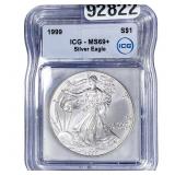 1999 Silver Eagle ICG MS69+