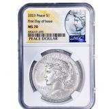 2023 Silver Peace Dollar NGC MS70