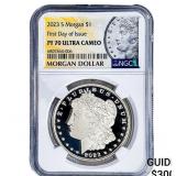 2023-S Morgan Silver Dollar NGC PF70 Ultra Cameo
