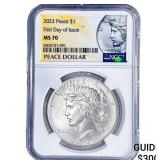 2023 Silver Peace Dollar NGC MS70