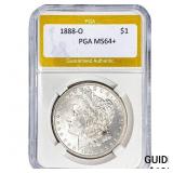 1888-O Morgan Silver Dollar PGA MS64+