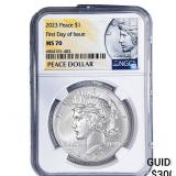 2023 Silver Peace Dollar NGC MS70