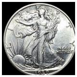 1939 Walking Liberty Half Dollar UNCIRCULATED
