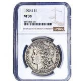 1900-S Morgan Silver Dollar NGC VF30