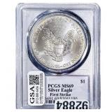 2017 Silver Eagle PCGS MS69 Trump