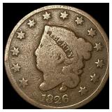 1826 Coronet Head Large Cent LIGHTLY CIRCULATED