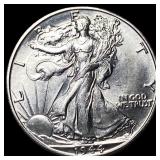 1944-S Silver Walking Liberty Half Dollar GEM BU