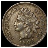 1901 Indian Head Cent CLOSELY UNCIRCULATED