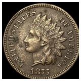 1875 Indian Head Cent CLOSELY UNCIRCULATED