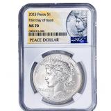 2023 Silver Peace Dollar NGC MS70