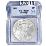 1999 Silver Eagle ICG MS69+