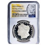 2023-S Morgan Silver Dollar NGC PF70 Ultra Cameo