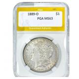 1889-O Morgan Silver Dollar PGA MS63