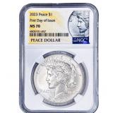 2023 Silver Peace Dollar NGC MS70