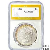 1889 Morgan Silver Dollar PGA MS65