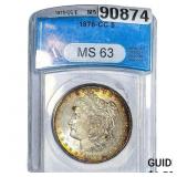 1878-CC Morgan Silver Dollar ANACS MS63