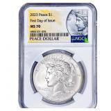 2023 Silver Peace Dollar NGC MS70