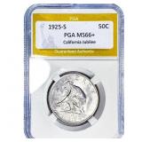 1925-S Jubilee Half Dollar PGA MS66+