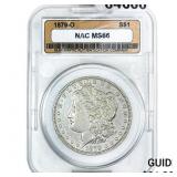 1879-O Morgan Silver Dollar PGA MS66