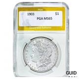 1903 Morgan Silver Dollar PGA MS65