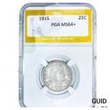 1915 Barber Quarter PGA MS64+