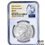 2023 Silver Peace Dollar NGC MS70