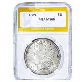 1889 Morgan Silver Dollar PGA MS66