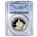 1982-S George Washington 250th Birthday Silver 50C