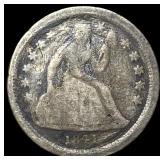 1841 Seated Liberty Dime NICELY CIRCULATED