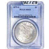 1879-S Morgan Silver Dollar PCGS MS64