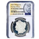 2023-S Morgan Silver Dollar NGC PF70 Ultra Cameo