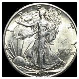 1943-S Silver Walking Liberty Half Dollar UNCIRCUL