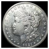 1921-S Silver Morgan Dollar CLOSELY UNCIRCULATED