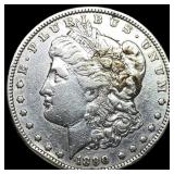 1890-CC Silver Morgan Dollar NEARLY UNCIRCULATED