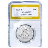 1925-S Jubilee Half Dollar PGA MS67