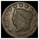 1826 Coronet Head Large Cent NICELY CIRCULATED