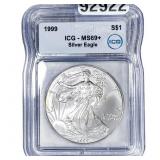1999 Silver Eagle ICG MS69+