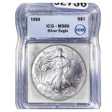 1999 Silver Eagle ICG MS69
