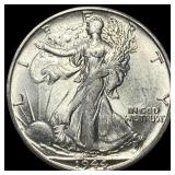 1944-S Silver Walking Liberty Half Dollar UNCIRCUL