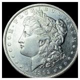 1892 Silver Morgan Dollar NEARLY UNCIRCULATED