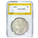 1903 Morgan Silver Dollar PGA MS64