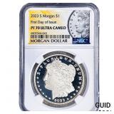 2023-S Morgan Silver Dollar NGC PF70 Ultra Cameo